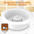 thumbnail image 3 of Food Processor Citrus Juicer Attachment - Replacement Parts for NutriChef Multifunction Food Processor Model Number: NCFP8, 3 of 7
