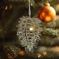 thumbnail image 6 of Ganz 4.75" Glittered Twisted Acorn Christmas Ornament - Gold, 6 of 6