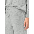 thumbnail image 3 of Ellos Women's Marled Knit Jogger Pants Pajama Bottoms, 3 of 5