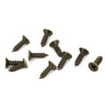 thumbnail image 3 of Uxcell Wall Mounted Clothes Hat Metal Antique Bronze Double Coat Hooks Hanger 5pcs, 3 of 3