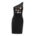 thumbnail image 3 of Vestido casual de moda para mujer con hombros descubiertos, para desplazamientos en la calle, uso diario L, 3 of 7