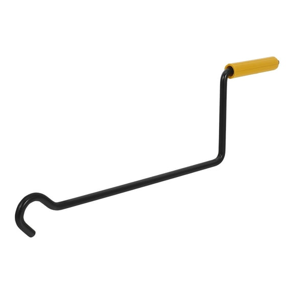 Beaupretty Trailer Jack Handle Black Steel Comfortable Grip for Vehicle Jacks