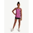 Justice Girls Active Tank, Short, and Legging, 3Piece Outfit Set