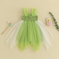 thumbnail image 2 of Fortune Robe de Fée pour Tout-Petites Filles Costume d'Halloween Sans Manches Ailes de Papillon Robe en Tulle, 2 of 9