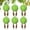Style 2, variant on 6 Pcs Green Furry Christmas Ball, Fluffy Ball Hanging Ornaments with Leg, Soft Faux Fur Pom Pom Balls Christmas Tree Decoration for Wreath Home Party Gift Decor