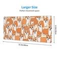 thumbnail image 2 of Rocae Corgi Animal for Gaming Mouse Pad, Mouse Pad Large, Office Computer Keyboard Mousepad, Keyboard and Mouse Pad with Stitched Edges,31.5 x 11.8 in, 2 of 5