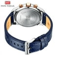 thumbnail image 5 of Sport Watch Men Waterproof Leather Strap Chronograph Men's Wristwatch Quartz Wrist Watches Men Luxury Male Watch, 5 of 6