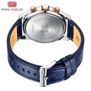 Sport Watch Men Waterproof Leather Strap Chronograph Mens Wristwatch Quartz Wrist Watches Men Luxury Male Watch