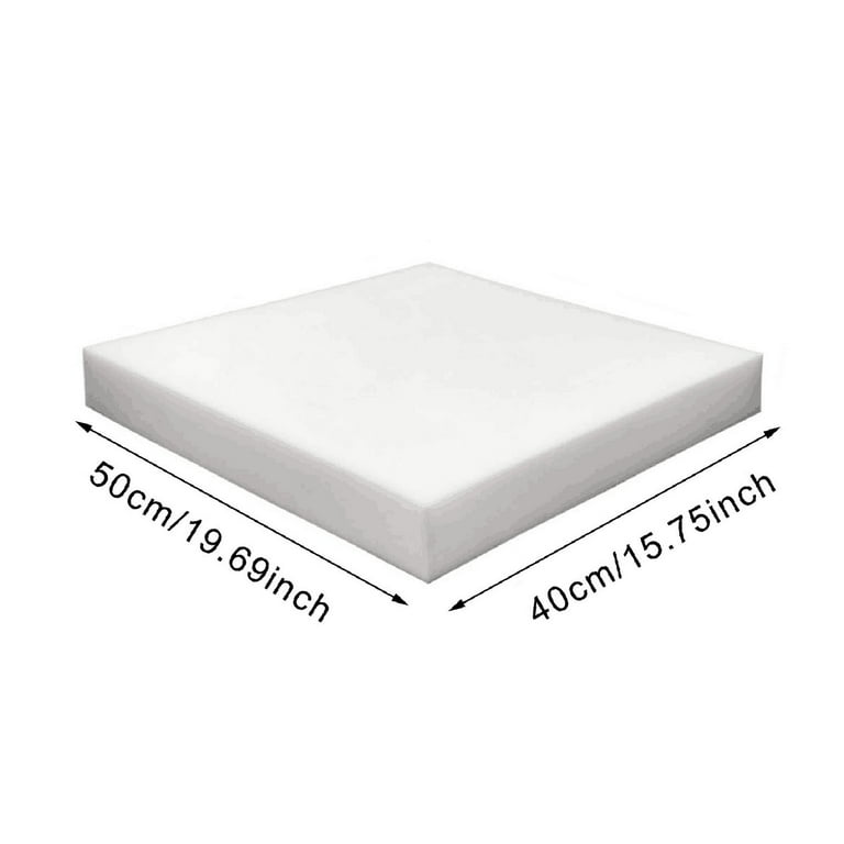 Yaiewey Foldable Memory Foam Cushion Upholstery Foam Cushion High Density Chair Cushion Square Foam For Dinning Chairs Pad Sofa Bed Liner Filler For Living Room Bedroom Walmart