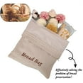 thumbnail image 6 of URTERYSER Linen Bread Bag with Liner Food-Grade Homemade Sourdough Storage Pouches Bread Container, 6 of 9