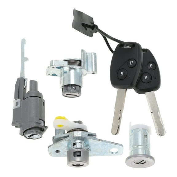 No.06351TE0A11/72185TF0G01 Ignition Lock Cylinder and Door Trunk Lock for Honda Civic 2006-2011 Ignition Switch Cylinder W/ Remote Key (with Chip)