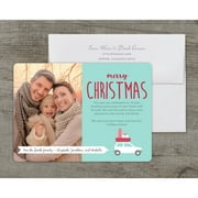 Car Banner - Deluxe 5x7 Personalized Holiday Christmas Card