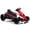 Red, variant on EastVita 24V High Speed Go Kart 300W*2 Extra Powerful Motors 9Ah Battery 8MPH Drifting Ride on Car with Music, Horn for Kids 6+ Age