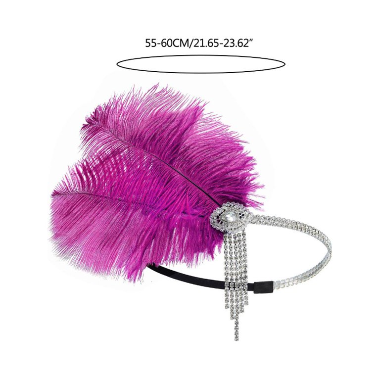 GRABLOOM Elegant Feather Headbands -Princess Head-Chain  display picture 2