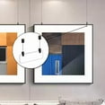 thumbnail image 3 of TUBYIC Ceiling Sign Hanger, Solid Aluminum Picture Hanging Hardware for Hanging Acrylic /Picture/Sign Board/Frame, 3 of 7