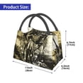 thumbnail image 3 of Death Note Lunch Bag Portable Reusable Tote Bag Lunch Box Insulated Cooler Bag Grocery Bag, 3 of 9