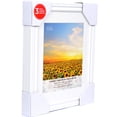 thumbnail image 5 of Studio Decor 3 Sheets (12 total) 8" x 10" White Frame with Mat - Includes Pre-attached Hanging Hardware, Horizontal or Vertical Display - Bulk 4 Pack, 5 of 7