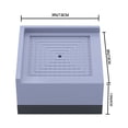 thumbnail image 2 of LSLJS Bed Foot Booster Furniture Universal Square Booster Mat Base Refrigerator 4 Pcs, Heightening Pad, 2 of 2