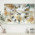 thumbnail image 2 of Designart 'Gilded Daydreams' Oversized Modern Wall Clock, 2 of 3