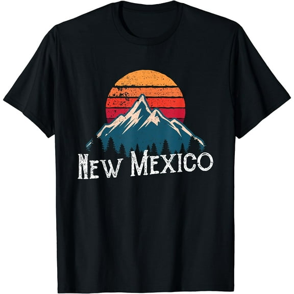 Retro New Mexico NM Mountains Outdoor Wildness T-Shirt