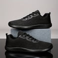 thumbnail image 3 of S-Men'S Breathable Mesh Sneakers - Lightweight, Non-Slip Running Shoes Casual Sneakers | Stylish Mesh Shoes | Durable Rubb with Anti-Odor Technology, White Low-Top Design for Casual and Athletic We+K, 3 of 9