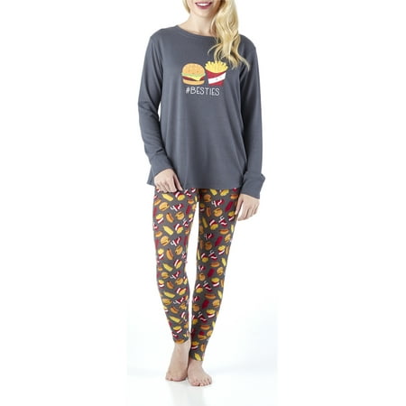 - Frankie & Johnny Women's All over print Pajama Set