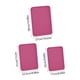 thumbnail image 3 of Juego rectangular de bandeja de 3 - platos de plástico grandes, medianos y pequeños para aperitivos, tazas de té y cena - naranja, azul, azul marino, amarillo, rosa fuerte, 3 of 6