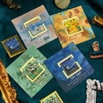thumbnail image 2 of YUANOU Série d'Impression Rétro Signet Créatif Rétro Peinture à l'Huile Signet Badge en Métal Pendentif(A), 2 of 7
