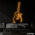 thumbnail image 4 of Craftnamesign Guitar Neon Sign, Guitarist Gifts, Guitar Shop LED Signage, 4 of 4