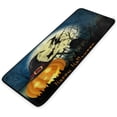 thumbnail image 7 of Coolnut Funny Halloween Pumpkin Kitchen Rugs 39×20 in,Non Slip Washable Cushioned Carpets Polyester AntiFatigue Comfort Porch Floor Mat Halloween Decoration, 7 of 7