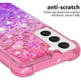 thumbnail image 4 of Compatible with Samsung Galaxy S23 Case Girls Women Liquid Glitter Heavy Duty Shockproof Back Cover Soft TPU Bumper Silicone Slim Protective Cover for Samsung Galaxy S23 Gradient Pink, 4 of 12