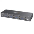 thumbnail image 1 of Conmutador KVM 4 Ordenadores 2 Monitores el Conmutador KVM Displayport USB 3.0 Admite Puerto DP 4K@60Hz Conmutador KVM ENCHUFE UE, 1 of 5
