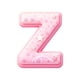 thumbnail image 2 of 26 Alphabet Series 2D Acrylic Backpack Car Pendant Decoration Ornament, 2 of 6