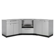 NEWAGE PRODUCTS INC. Outdoor Kitchen Stainless Steel Cabinet Set, 6 Piece, Weather-Resistant