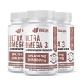 thumbnail image 1 of Pack 3 Frascos Ultra Omega 3 Nutrientes Vidalabs México Alta Concentracion EPA y DHA, 1 of 5