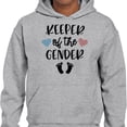 thumbnail image 2 of Keeper of the Gender Hoodie Sweatshirt Unisex 3X-Large Grey, 2 of 5