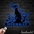 thumbnail image 3 of Handmadetneonsign Meerkat Metal Wall Art Light, Meerkat Metal Sign Wall Decor, Meerkat Metal Decor, 3 of 5