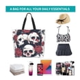 thumbnail image 5 of Kdxio Gothic Skulls And Roses Casual Tote Bags Women Big Capacity Shoulder Bag for Women Travel Shoulder Bags Handbags, 5 of 6