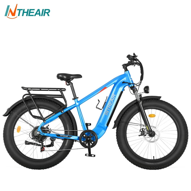 INTHEAIR Rocket Electric Bike, 26x4.0 All-Terrain Ebike for Adults