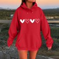 thumbnail image 2 of Sweatshirt for Women Perfect For Daily Wear or Loungewear! The Best Choice for Valentine's DayXXXL Red Valentine's Day Sweatshirt, 2 of 4