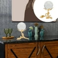 thumbnail image 2 of 1 pieza de adorno de bola de cristal nórdica, bola de cristal de metal creativa, decoración artesanal dorada, 2 of 5