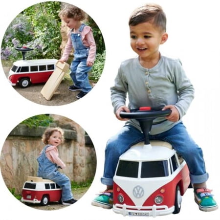Ride in Style with the Volkswagen Van Car for Kids - Complete with Sound Effects!
