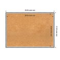 thumbnail image 4 of Amanti Art Natural Cork Board Wood Framed Theo Grey Narrow Bulletin Board 29 in. x 21 in., 4 of 7
