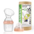 thumbnail image 1 of Extractor de Leche de Silicona Haakaa Melocotón 160 ml y Botellas, 1 of 9