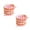 Pink orange, variant on Colorful Braid Bubbles Shoe Laces 100cm Long Polyester Shoe Lace Replacement Sneakers Shoelaces for Women Teens Sneakers