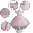 thumbnail image 7 of Godderr Kids Girls Flower Girl Dress Ruffle Tulle Dress Toddler Wedding Pageant Ceremony Birthday Party Evening Prom Dresses Princess Dress for 4-33Y, 7 of 7