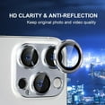 thumbnail image 5 of Allytechgroup for iPhone 16 Pro Camera Lens Protector, HD Clear Tempered Glass Camera Lens Screen Protector Metal Scratch Resistant Case Friendly Camera Lens Protector for Apple iPhone 16 Pro, 5 of 6