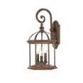 thumbnail image 1 of Acclaim 5273BW Dover Collection 3-Light Wall Mount Outdoor Light Fixture, Burled Walnut, 1 of 2