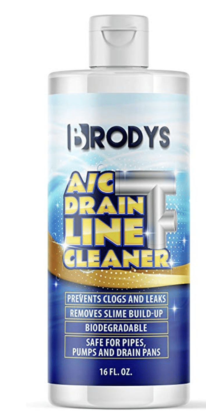 Brodys A/C HVAC Drain Line Cleaner, 16oz Bottle, (2 MONTH SUPPLY