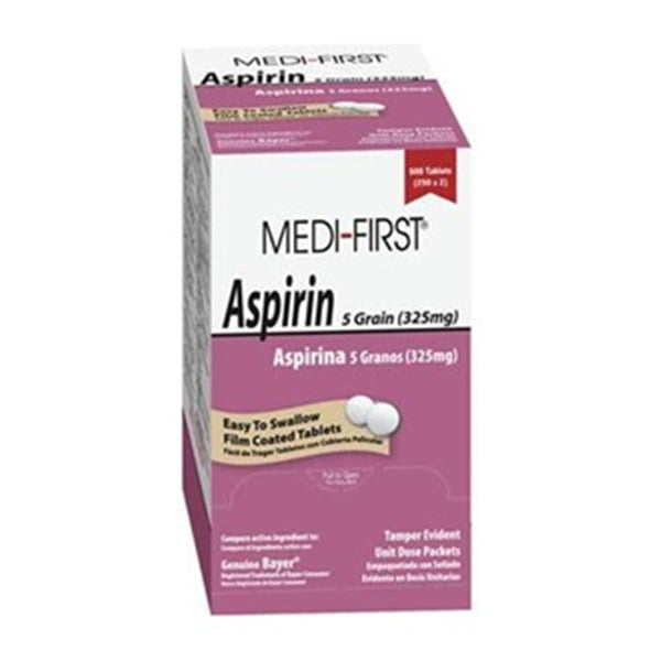 Aspirin, Tablets, PK 100